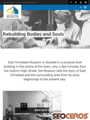 eastgrinsteadmuseum.org.uk tablet preview