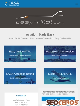 easy-pilot.com tablet preview