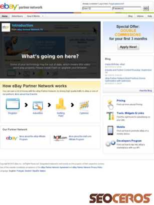 ebaypartnernetwork.com tablet preview