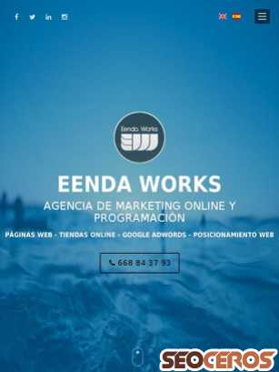 eenda-works.com tablet Vorschau
