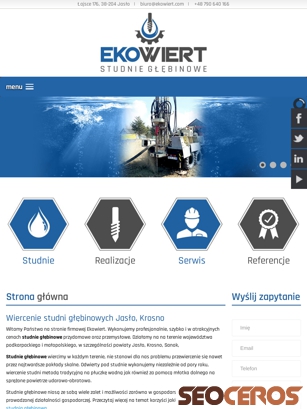 ekowiert.com tablet vista previa