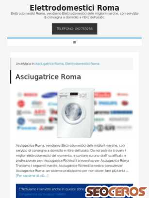 elettrodomestici-roma.com tablet preview