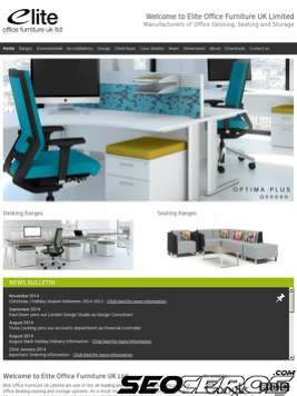 elite-furniture.co.uk tablet Vista previa