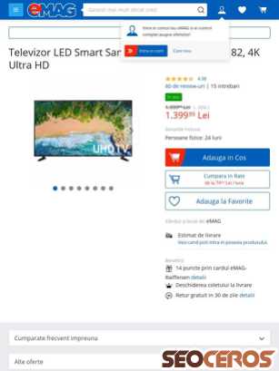 emag.ro/televizor-led-smart-samsung-100-cm-40nu7182-4k-ultra-hd-ue40nu7182uxxh/pd/D890Z1BBM tablet anteprima