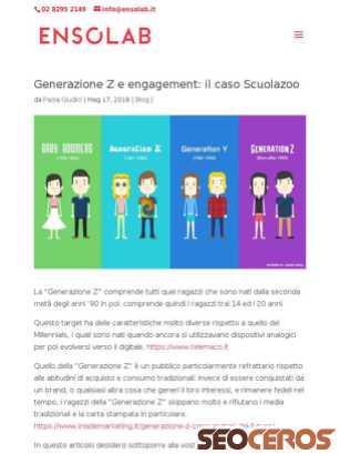 ensolab.it/generazione-z-engagement-caso-scuolazoo tablet Vista previa
