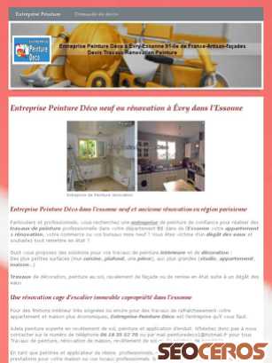 entreprisepeinturedeco.com tablet Vista previa