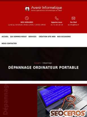 epsylonstudio.com/avenir2/depannagePcPortable.php tablet előnézeti kép