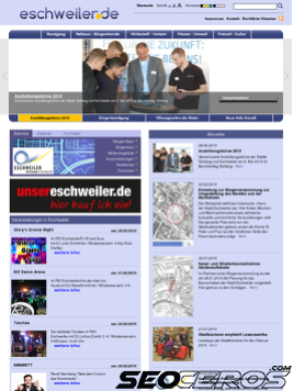 eschweiler.de tablet előnézeti kép