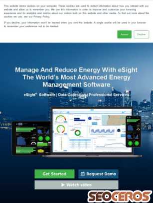 esightenergy.com tablet preview