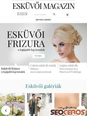 eskuvoimagazin.hu tablet előnézeti kép