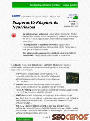 eszperanto-tanfolyam.hu tablet प्रीव्यू 