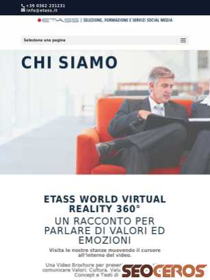 etass.it/chisiamo tablet förhandsvisning