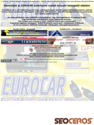 eurocar.hu tablet vista previa