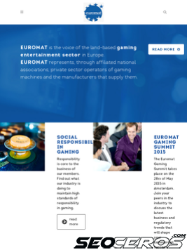 euromat.org tablet előnézeti kép
