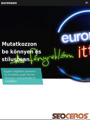 euroneon.hu tablet náhled obrázku