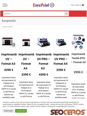 europrint24.ro tablet előnézeti kép
