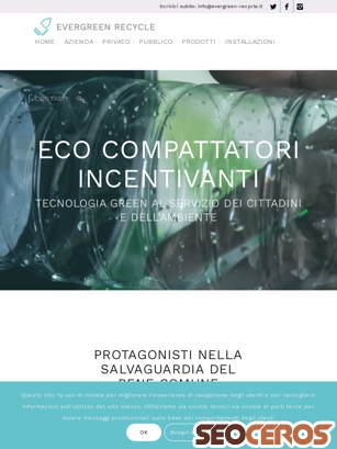 evergreen-recycle.it tablet previzualizare