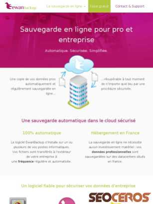 ewanbackup.fr tablet previzualizare