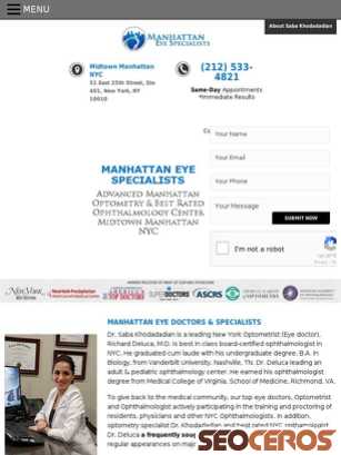 eyedoctorophthalmologistnyc.com tablet preview