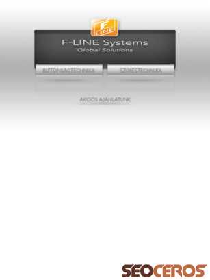 f-line.hu tablet preview