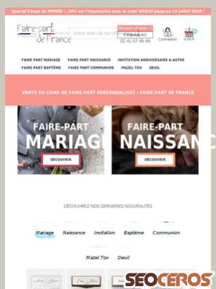 faire-part-de-france.fr tablet náhľad obrázku