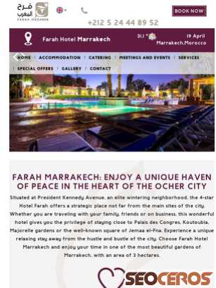farahmarrakech.com tablet preview