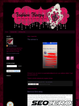 fashionfloozy.co.uk tablet Vorschau