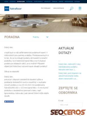 fatrafloor.cz/dotazy/elektricke-podlahove-topeni-folie tablet Vista previa