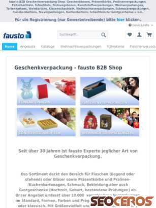 fausto-verpackung.de tablet náhľad obrázku