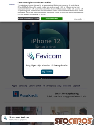 favicom.se tablet förhandsvisning