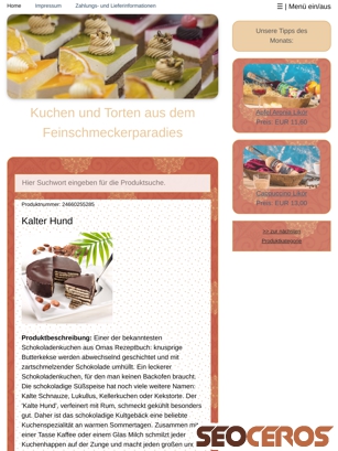 feinschmeckerparadies.com/kuchen-torten.php tablet preview