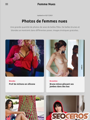 femme-nues.com tablet preview
