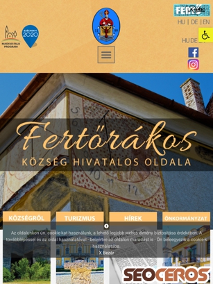 fertorakos.hu tablet előnézeti kép
