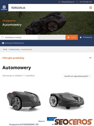 fidrgon.netblue.sk/produkty/kosenie-travy/automowery tablet előnézeti kép