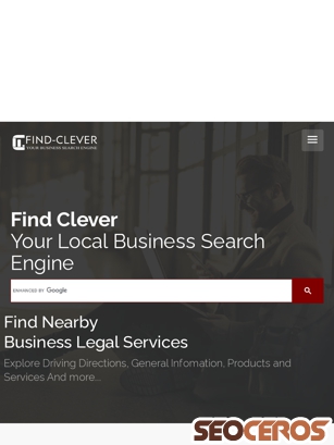 find-clever.com tablet preview
