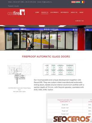 fireproofglass.eu/products/fireproof-automatic-doors tablet előnézeti kép