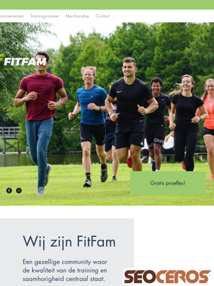 fitfamleeuwarden.nl tablet náhľad obrázku