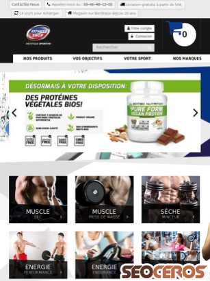 fitness-shop.fr tablet Vista previa