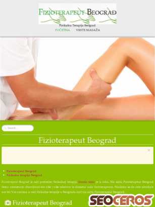 fizioterapeut.iz.rs tablet Vorschau
