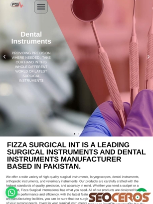 fizzasurgical.com tablet náhled obrázku