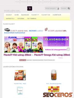 flavin7-vitamin.hu tablet náhled obrázku