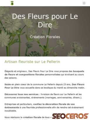 fleuriste-lepellerin.fr tablet náhled obrázku