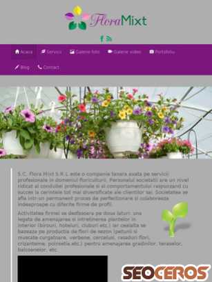 floramixt.ro tablet preview