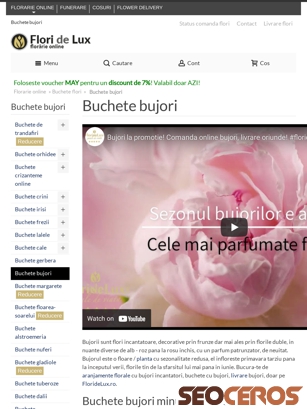 floridelux.ro/buchete-flori/buchete-bujori tablet náhled obrázku