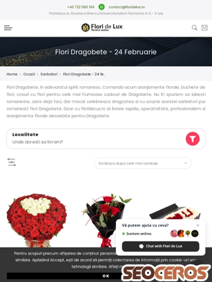 floridelux.ro/flori-pentru-ocazii/flori-cadouri-sarbatori/flori-dragobete-24-februarie tablet Vista previa