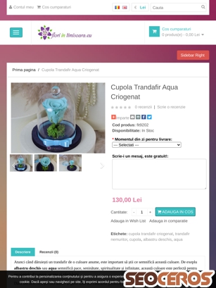 floriintimisoara.eu/cupola-trandafir-aqua tablet náhľad obrázku
