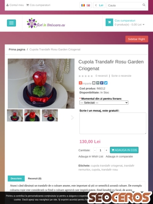 floriintimisoara.eu/cupola-trandafir-garden-rosu tablet preview