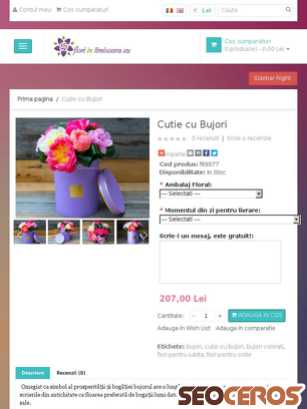 floriintimisoara.eu/cutie-cu-bujori tablet náhľad obrázku
