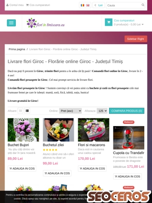 floriintimisoara.eu/florarie-online-giroc tablet vista previa