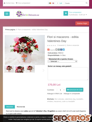 floriintimisoara.eu/flori-macarons-valentinesday tablet náhľad obrázku